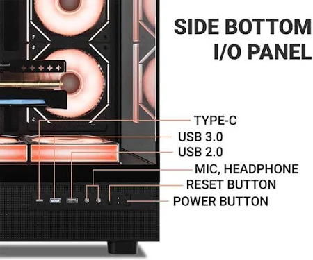 ANT ESPORTS CRYSTAL X6 ARGB GAMING CABINET - Smartech Computers