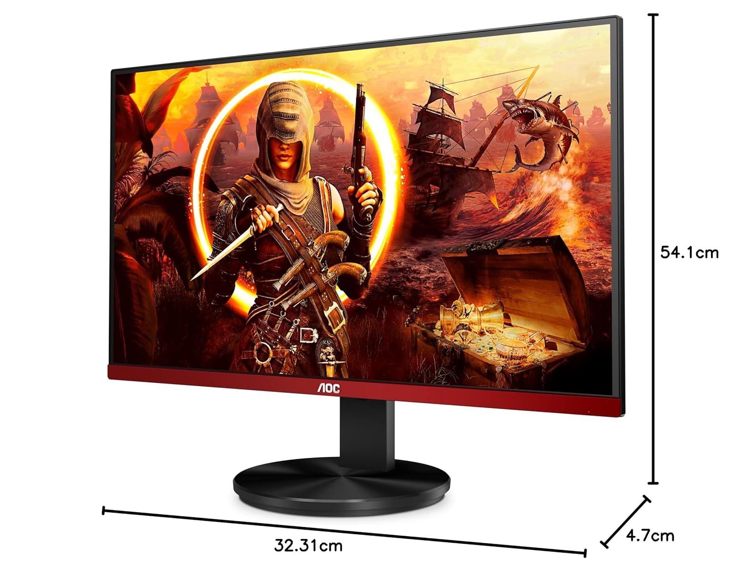 AOC G2490Vx 24 Inch Borderless Full HD Gaming Monitor Smartech